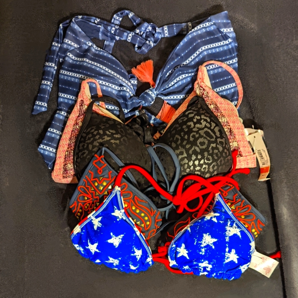 BUNDLE 5 Bikini Tops